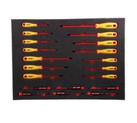 Outils Laser Tournevis Isolés Dans Un Rembourrage En Mousse 8486