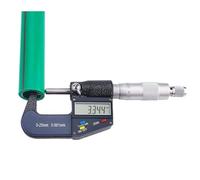Outils Micromètre extérieur numérique à double pointe 0-25 mm 0,001 mm Micromètres électroniques(FlakeHead60degree)