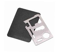 Outils Multi 11 1 Multifonction Hunting Outdoor Survie Camping Poche de Carte de crédit Militaire Argent