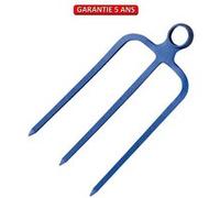 Outils Perrin Fourche à fumier à douille - manche 135 courbe - 32x24 cm G