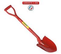 Outils Perrin Pelle de bord avec manche poignée YD - 24 cm - Rouge Rouge G