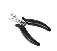 outils, pinces, Type plat avec manche noir, for extensions de cheveux pré-collées, outils coiffure