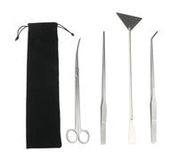 Outils pour Aquariums, Pinces de Nettoyage Multifonctions 4 en 1 antioxydantes, Outil pour Aquatiques et grattoirs d'algues | pour Couper et façonner Les Aquariums d'eau Douce ou salée en