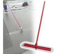 Outils pour béton Bull Float, Kit de truelle à béton avec 3 poignées réglables et taloche de finition en acier inoxydable (90 x 20 cm à 150 x 30 cm)(Trowel 120x15 cm+Handles)