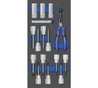 Outils pour bougies d'allumage MTS, 16 pces, 12,5 mm (1/2") (1/3