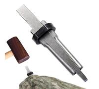 Outils pour briser les roches | Heavy -Duty Stone Wedge - Les outils de division de pierre rocheuse fonctionnent en pierre de sorte qu'il est plus facile à déplacer. Et granit énorme