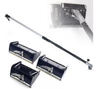 Outils pour Cloisons Sèches Professiol,boîte De Finition Plate pour Cloisons Sèches avec Poignée De Boîte 41,7 ''-64,9 '', Combo De Finition De Boîte Plate en Alliage D, 32cm/12in