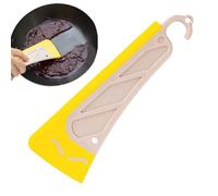 Outils pour grattoirs en silicone | Grattoir de nettoyage de l'huile de cuisine réutilisable Spatule de nettoyage de la tête douce Spatule Sauce domestique Gadgets Enlevez les cailloux, le bol