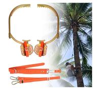 Outils pour Grimper Aux Arbres, Pointes d'escalade et Harnais for l'exploitation forestière en Haute Altitude, la cueillette des Fruits, la Chasse et l'observation(Type500)