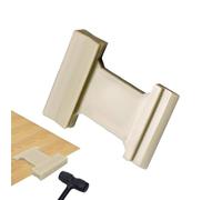 Outils pour la Pose de Parquet Laminé | Bloc De Frappe En Nylon 4 En 1,Outils D'Installation Des Sols,pour Parquet Carrelage Rénovation de Maison Projet DIY Réparation Encoches Inclinées, U, V et L