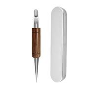 Outils pour latte art | Double pointe en acier avec manche en bois - Café Art | Convient pour la maison, la cuisine, le bureau, le magasin, la boulangerie, le restaurant, les fêtes, les anniversaires