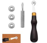Outils pour le travail du cuir | Fournitures pour maroquinerie - Jeu de roues entretoises pour couture en cuir | pour Calzolai Fabricants de sacs Hobbyistes Artistes Débutants DIY