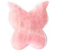 Outils pour le visage Gua Sha pierre Gua Sha naturelle de 2, 8 x 3, 2 pouces outil de sculpture du visage en forme papillon pour le lifting du et le massage raffermissant