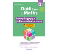 Outils pour les Maths CE1 par domaine (2025) - Guide pédagogique + Banque de ressources - Patrice Gros - Magnard - Livre CD-ROM - Scolaire / Universitaire CD