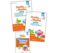 Outils pour les Maths CP (2024) - 2 fichiers (Nombres et Calculs et résolution de problèmes & Grandeurs et mesures et Espace et Géométrie) + Mémo - Patrice Gros - Magnard - broché - Scolaire / Univers