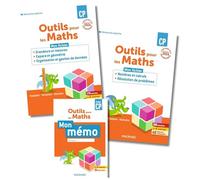 Outils pour les Maths CP (2024) - 2 fichiers (Nombres et Calculs et résolution de problèmes & Grandeurs et mesures et Espace et Géométrie) + Mémo