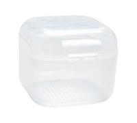 Outils pour ongles Boîte stérilisateur en plastique pour ongles Perceuse de désinfectant récipient Outils de manucure Appareils portables Cadeaux Boîte de stérilisateur pour ongles