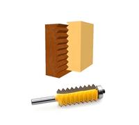 Outils pour tour Coupe-Tenon multi-dents à poignée de 8mm, coupe-ligne for le travail du bois, coupe-fente, fraise for le travail du bois, coupe d'épissure ondulée Mult(M tooth 8X20X24mm)