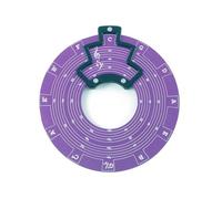 Outils Professionnels De Fabrication De Guitares Cercle Des Cinquièmes Roues Progression D'accords De Guitare Mélodie Outils De Luthier(Purple)