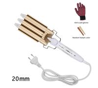 Outils Professionnels Pour Cheveux Fer À Friser En Céramique Triple Baril Coiffeur Cheveux Waver Outils De Coiffure Bigoudis Électrique Friser.20Mm.