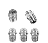 Outils quotidiennement 0 °, 15 °, 25 °, 40 ° Cleaner de surface, 1/4 pouce NPT Male NPT Fileed Machine à laver à haute pression Buzzle Buzle Remplacement de l'eau Broom 4000 PSI, （5 pièces）