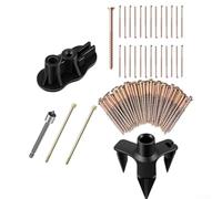 Outils Réparation Sols Bruyants 5 Inclus Outils Réparation Sols | Compatible pour bois, tapis, vinyle, linoléum, solution , acier pour robuste, discret, réparation rapide