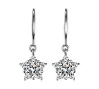 Outils Résine Pince Bijoux Simulation Moissanite Snowflake Earrings Zircon Earrings Female Jewelry Outil Fabricant Moules Bijoux (Gold, One Size)
