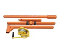 Outils robustes pour l'installation de climatiseurs - Palan manuel 150 kg avec câble de 30 m, capacité de 300 kg, pour le montage et le démontage d'équipements CVC essentiels, 001 triphasé 150 kg 25