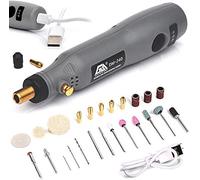 Outils rotatifs sans fil, mini perceuse électrique avec ensemble d'accessoires, kit d'outils rotatifs multifonctions à 3 vitesses, kit d'outils pour couper, percer, graver, polir, bois de jade