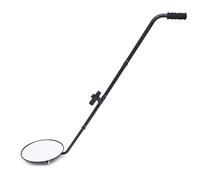 Outils sous Le rétroviseur d'inspection du véhicule 12 tiges de Miroir Convexe Miroir de sécurité d'inspection sous Le châssis avec Roues et Lampe de Poche LED Miroir de détection