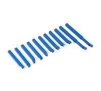 Outils Tour à Métaux Carbure 11pcs, Pinceaux 8x8mm Résistants - Haute Dureté, Usinage Précis, Usage Professionnel