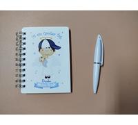 Outils Wolf lot de 30 X Petit carnet à spirale pour note ou dessin + stylo 50 pages blanches, taille 7.5 * 10cm