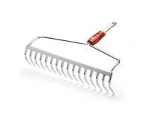 Outils Wolf, Râteau à Arc Multi-Star, 16 Dents Multi-Star, DOM40 Argent/Orange Version Amazon Exclusive