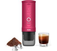 OutIn Nano Machine à café expresso électrique portable, Auto-chauffante avec Charge USB-C, Compatible Café Moulu & Capsules NS - Idéale pour Camping, Voyage, Randonnée, VR