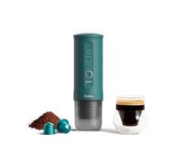 Outin Nano Machine à café expresso électrique portable, Auto-chauffante avec Charge USB-C, Compatible Café Moulu & Capsules NS - Idéale pour Camping, Voyage, Randonnée, VR