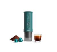 OutIn Nano Machine à café expresso électrique portable, machine à café de voyage pour le camping, machine à café de voiture auto-chauffante avec USB-C, avec café moulu et capsule NS pour VR, randonnée