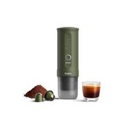OutIn Nano Machine à espresso électrique portable USB-C, Forest Green | Autochauffage USB-C, pour café moulu et capsules NS, compacte pour voyage, camping et bureau