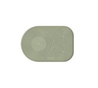 OutIn Tapis à café en silicone, pliable, imperméable, tapis d'égouttement pour produits OutIn et machines à café portables, 25 × 17 cm, vert