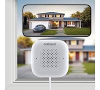 Outinput 2K Caméra Surveillance WiFi 2,4GHz Intérieure Fenêtre, Vision Nocturne Couleur IA, Détection Mouvement/Personne/Véhicule,Anti-Éblouissement & Antireflet, Suivi de Visage, Installation Facile