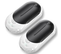 OUTJUT Chaufferette Main Rreutilisable 2 Pack, Chauffe Main électrique 6000mAh Chauffe-Poches Portable 3 Modes de Chauffage Rapide pour Sport en Plein Air Golf Camping en Hiver (Noir et Blanc)