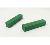 Outland Models Accessoires ferroviaires de train de 12,2 m Conteneur de fret vert x2 échelle Z