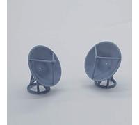 Outland Models Antenne parabolique pour modélisme ferroviaire x2 échelle N 1:150