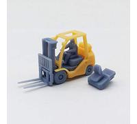 Outland Models Chariot élévateur robuste pour train ferroviaire avec chauffeur HO échelle 1:87