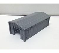 Outland Models Grand abri de jardin en métal pour entrepôt/usine échelle Z