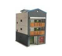 Outland Models Maison de ville moderne à 3 étages Gris et blanc Échelle 1:160 N