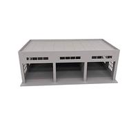 Outland Models Miniatures 3-Stall Grand garage pour camions/voitures 1:64