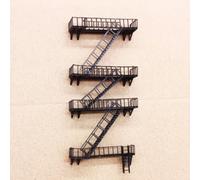 Outland Models Miniatures Escalier de secours en Z 1:220 Niveau supplémentaire