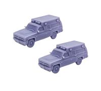 Outland Models Miniatures Urgence Medic Ambulance Type III 2 pcs 1:87 HO Gauge