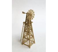 Outland Models Moulin à vent de ferme de campagne (doré) HO échelle 1:87
