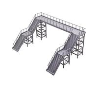 Outland Models Passerelle aérienne Miniatures standard (2 escaliers) échelle 1:87 HO